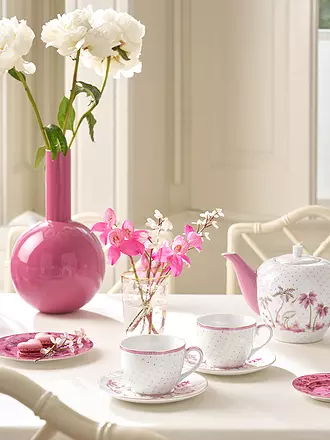 PIP STUDIO | Tasse à cappuccino avec soucoupe, lot de 2, 120 ml JOLIE DOTS Or/Rose | 